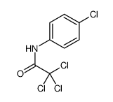 ACETAMIDE, 2,2,2-TRICHLORO-N-(4-CHLOROPHENYL)-结构式