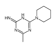 4-Methyl-6-(1-piperidinyl)-1,3,5-triazin-2-amine结构式