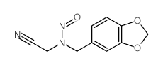 Acetonitrile,2-[(1,3-benzodioxol-5-ylmethyl)nitrosoamino]- picture