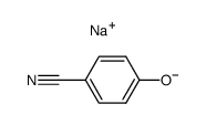 sodium p-cyanophenolate Structure