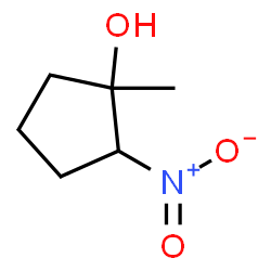 Cyclopentanol, 1-methyl-2-nitro- (9CI) structure