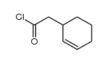 2-(2-cyclohexen-1-yl)acetyl chloride结构式