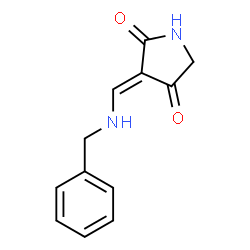 2,4-Pyrrolidinedione, 3-[[(phenylmethyl)amino]methylene]- (9CI) structure