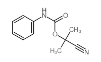 2-cyanopropan-2-yl N-phenylcarbamate结构式