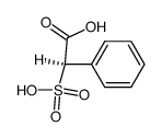 D-Sulfophenylacetic acid structure