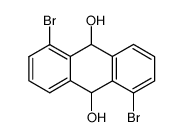 1,5-Dibrom-9,10-dihydro-anthracen-9,10-diol Structure