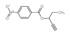 1-Pentyn-3-ol,3-(4-nitrobenzoate) Structure