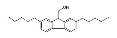 9-hydroxymethyl-2,7-di-n-pentylfluorene结构式