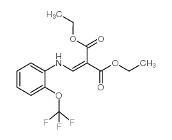 2-(三氟甲氧基)苯胺基-N-亚甲基丙二酸二乙酯图片