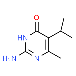 4(1H)-Pyrimidinone,2-amino-6-methyl-5-(1-methylethyl)-(9CI)结构式