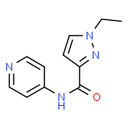 1H-Pyrazole-3-carboxamide,1-ethyl-N-4-pyridinyl-(9CI)结构式