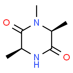 2,5-Piperazinedione,1,3,6-trimethyl-,(3R,6R)-rel-(9CI) structure