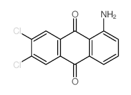 9,10-Anthracenedione,1-amino-6,7-dichloro-结构式