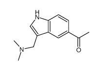 1-[3-[(dimethylamino)methyl]-1H-indol-5-yl]ethanone Structure