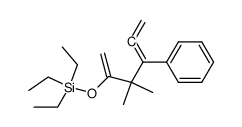 2-triethylsilyloxy-3,3-dimethyl-4-phenylhexa-1,4,5-triene Structure