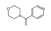 4-(1-pyridin-4-ylethenyl)morpholine结构式