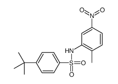 4-tert-butyl-N-(2-methyl-5-nitrophenyl)benzenesulfonamide Structure