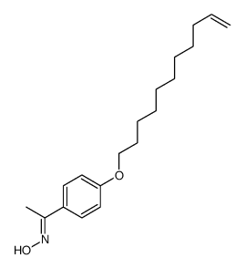 N-[1-(4-undec-10-enoxyphenyl)ethylidene]hydroxylamine结构式