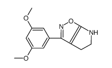 4H-Pyrrolo[3,2-d]isoxazole,3-(3,5-dimethoxyphenyl)-5,6-dihydro-(9CI)结构式