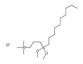 3-[decyl(dimethoxy)silyl]propyl-trimethylazanium,chloride结构式