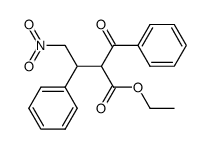 2-benzoyl-4-nitro-3-phenylbutyric acid methyl ester结构式