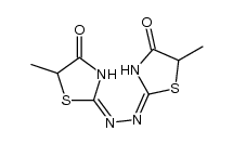 5,5'-dimethyl-2,2'-azino-bis-thiazolidin-4-one结构式