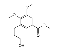 methyl 3-(3-hydroxypropyl)-4,5-dimethoxybenzoate结构式