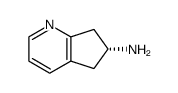 5H-Cyclopenta[b]pyridin-6-amine,6,7-dihydro-,(6R)-(9CI)结构式