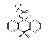 5-methyl-10r-trifluoroacetoxy-5,10-dihydro-acridophosphine 5t-oxide Structure