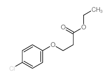 ethyl 3-(4-chlorophenoxy)propanoate structure