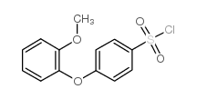 4-(2-methoxyphenoxy)benzenesulfonyl chloride Structure