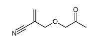 2-Propenenitrile, 2-[(2-oxopropoxy)methyl]- (9CI) Structure