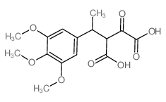 Butanedioic acid,2-oxo-3-[1-(3,4,5-trimethoxyphenyl)ethyl]- structure