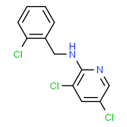 3,5-dichloro-N-[(2-chlorophenyl)methyl]pyridin-2-amine picture