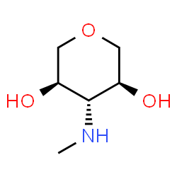 Xylitol, 1,5-anhydro-3-deoxy-3-(methylamino)- (9CI) Structure