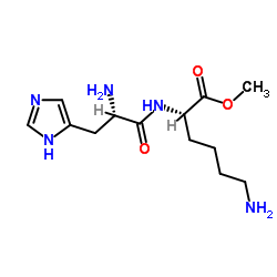 H-HIS-LYS-OME 3 HCL Structure