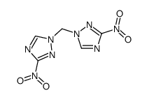 bis(3-nitro-1H-1,2,4-triazol-1-yl)methane Structure