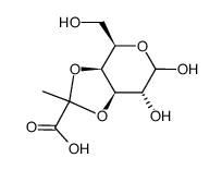 3,4-pyruvylated galactose structure