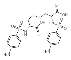 L-Cystine, N,N-bis[(4-aminophenyl)sulfonyl]-结构式