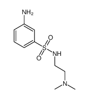 3-氨基-n-[2-(二甲氨基)乙基]苯-1-磺酰胺结构式