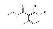 ethyl 3-bromo-2-hydroxy-6-methylbenzoate Structure