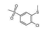 1-chloro-4-methanesulfonyl-2-methylsulfanyl-benzene结构式