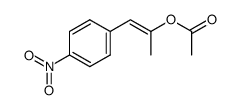 2-acetoxy-1-(4-nitro-phenyl)-propene Structure