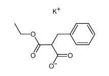 potassium 2-benzyl-3-ethoxy-3-oxopropanoate Structure