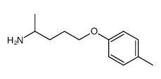 1-methyl-4-p-tolyloxy-butylamine Structure