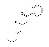 3-hydroxy-1-phenyloctan-1-one Structure