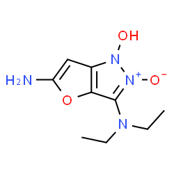 1H-Furo[3,2-c]pyrazole-3,5-diamine,N,N-diethyl-1-hydroxy-,2-oxide (9CI) structure