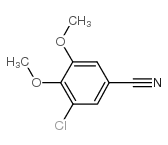 3-Chloro-4,5-dimethoxybenzonitrile Structure