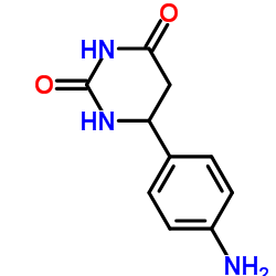 6-(4-Aminophenyl)dihydro-2,4(1H,3H)-pyrimidinedione Structure