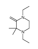 Piperazine, 1,4-diethyl-2,2-dimethyl-3-methylene- (7CI) structure